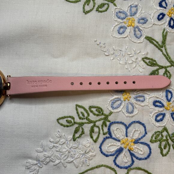 KATE SPADE HOLLAND WOMEN'S ROSE GOLD PINK LEATHER CAT KSW9049 - Picture 11 of 12